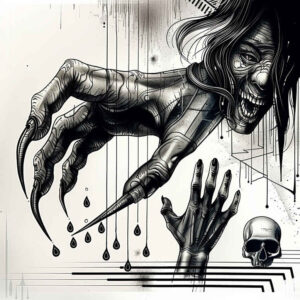 realistic-hands-tattoo – tattoo design ideas free ai generated – realism-glowing-edges – for-hip – Gallery: hands-inkby-ai