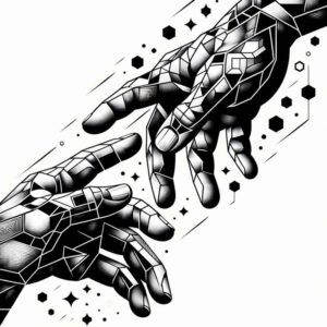 spiritual-hands – tattoo design ideas free ai generated – surrealism-translucent-layers – for-inner-arm – Gallery: hands-inkby-ai