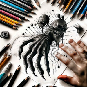 hands tattoo design ideas illustrative style gesture perseverance and power