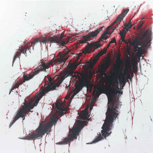 hands tattoo design ideas Surrealism unearthly hand lines endurance and power
