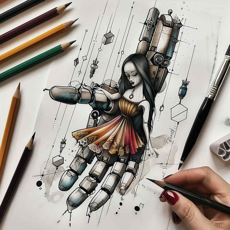 hands tattoo design ideas modern classic interaction for upper shoulder