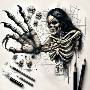 hands tattoo design ideas Realism reflection effect interaction represents perseverance