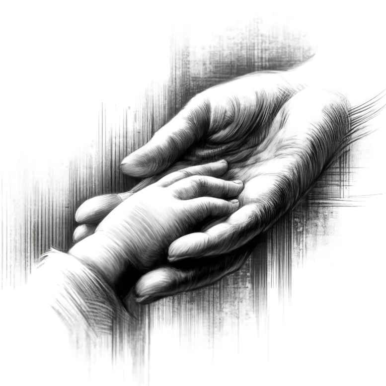 hands tattoo design ideas Realism contrast play open palm for inner arm