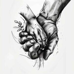 hands tattoo design ideas color depth prayer for neck