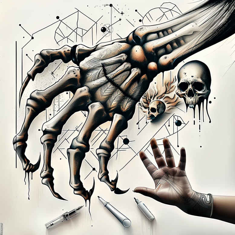 hands tattoo design ideas wide-angle symbolic stands for resilience