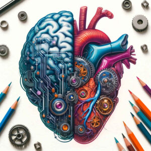 geometric-heart – tattoo design ideas free ai generated – realism-textured-skin – for-neck – Gallery: hearts-inkby-ai