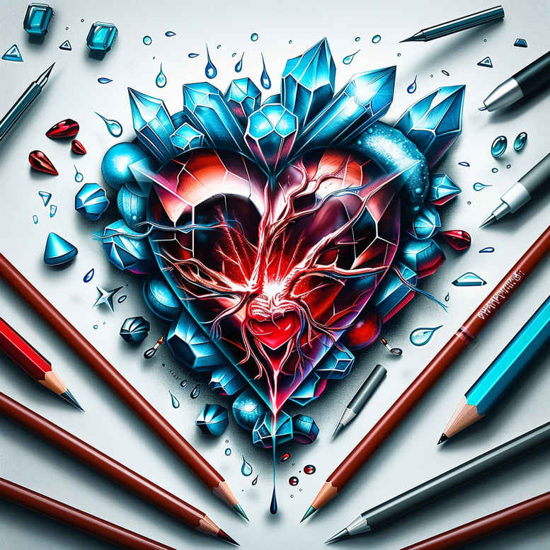 heart-tattoo – tattoo design ideas free ai generated – neotraditional-artistic-flair – for-forearm – Gallery: hearts-inkby-ai