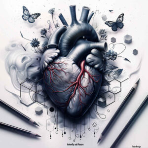 heart-with-flames – tattoo design ideas free ai generated – surrealism-unreal – for-wrist – Gallery: hearts-inkby-ai
