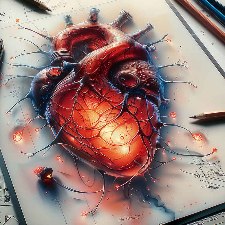 heart-with-frill – tattoo design ideas free ai generated – neotraditional-refined-color-palette – for-neck – Gallery: hearts-inkby-ai