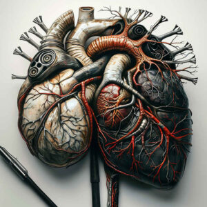 heart-with-light-effect – tattoo design ideas free ai generated – surrealism-unreal-light – for-upper-chest – Gallery: hearts-inkby-ai