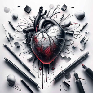 heart-with-line-series – tattoo design ideas free ai generated – neotraditional-dynamic-color – for-outer-arm – Gallery: hearts-inkby-ai