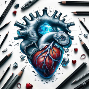heart-with-shading-realistic – tattoo design ideas free ai generated – realism-detailed-rendering – for-fingers – Gallery: hearts-inkby-ai