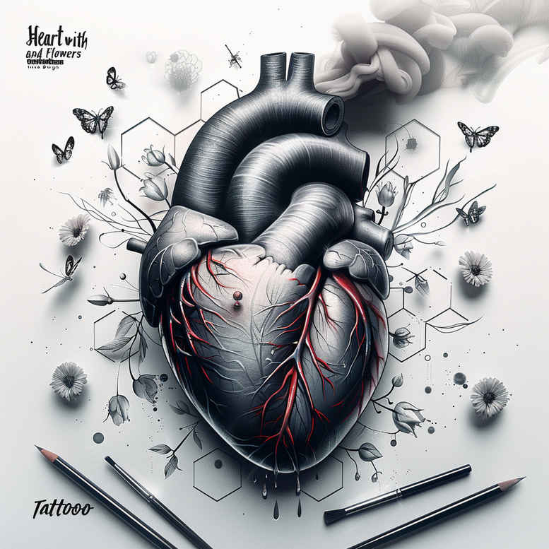 heart-with-spiritual-motif – tattoo design ideas free ai generated – neotraditional-decorative-flourishes – for-full-back – Gallery: hearts-inkby-ai