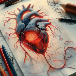heart-with-stars – tattoo design ideas free ai generated – surrealism-hyperreal – for-neck – Gallery: hearts-inkby-ai