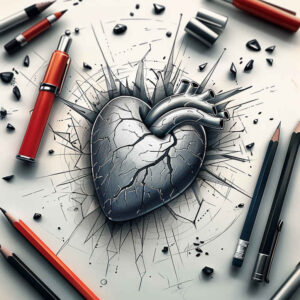 heart-with-wave – tattoo design ideas free ai generated – surrealism-morphic-transformation – for-collarbone – Gallery: hearts-inkby-ai