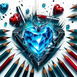 hearts tattoo design ideas line-art abstract meaning perseverance