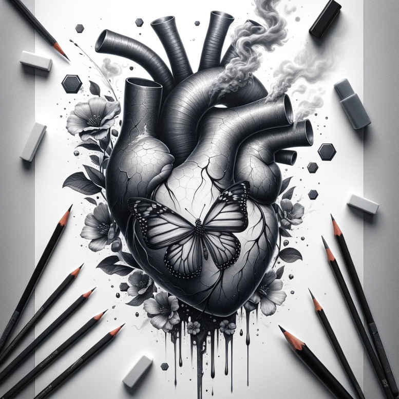 hearts tattoo design ideas high-key anatomy detail for lower back