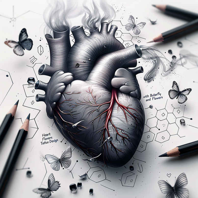 hearts tattoo design ideas classic motifs deep embodying courage