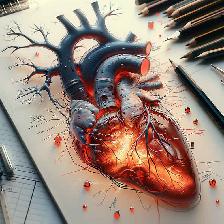 hearts tattoo design ideas sharp-focus realistic symbol of determination
