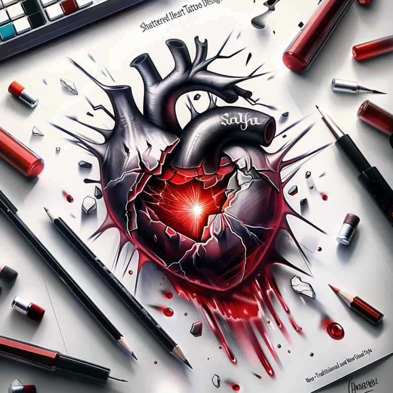 hearts tattoo design ideas glossy symbol symbol of resilience