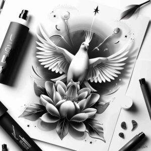 holy-spirit-blessing – tattoo design ideas free ai generated – realism-full-detail – for-lower-back – Gallery: holy-spirit-inkby-ai