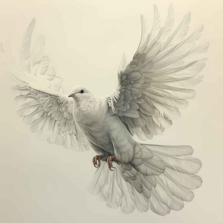 holy-spirit-blessing – tattoo design ideas free ai generated – surrealism-blurred-edges – for-knee – Gallery: holy-spirit-inkby-ai