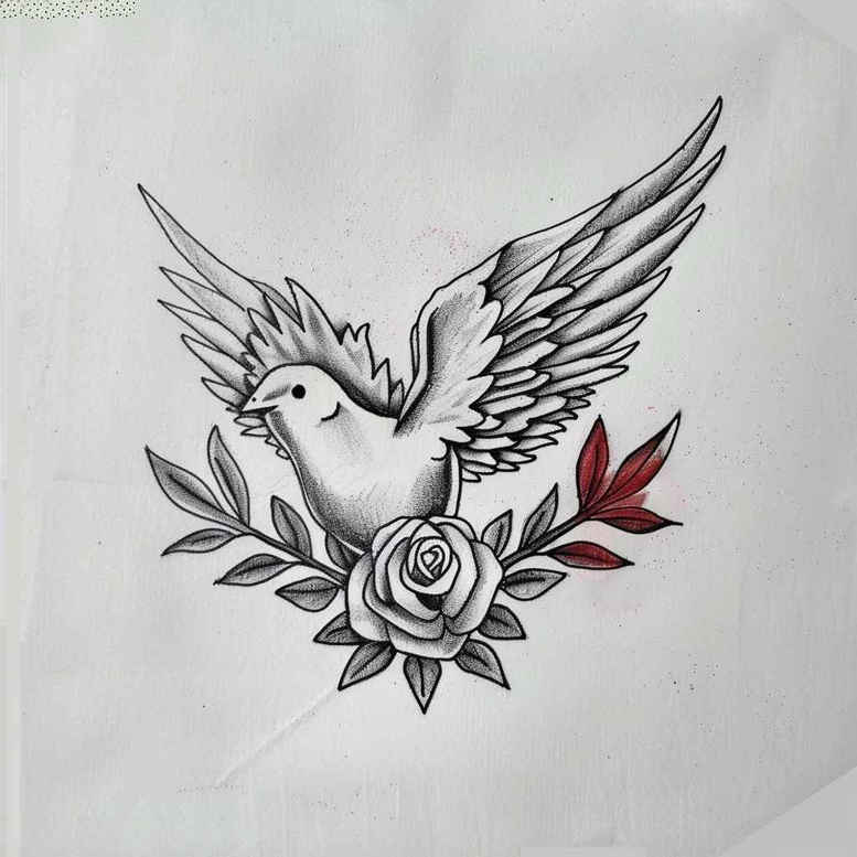 holy-spirit-fire – tattoo design ideas free ai generated – surrealism-enigmatic-aura – for-temple – Gallery: holy-spirit-inkby-ai