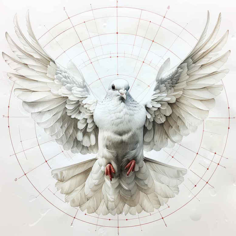 spirit-from-heaven – tattoo design ideas free ai generated – realism-realistic-movement – for-spine – Gallery: holy-spirit-inkby-ai