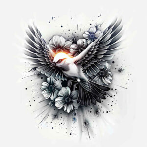 spirit-of-life – tattoo design ideas free ai generated – realism-ink-realism – for-upper-back – Gallery: holy-spirit-inkby-ai