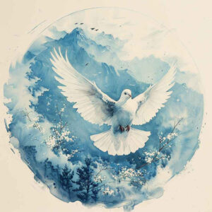 spirit-of-power – tattoo design ideas free ai generated – neotraditional-layered-shading – for-ribs – Gallery: holy-spirit-inkby-ai