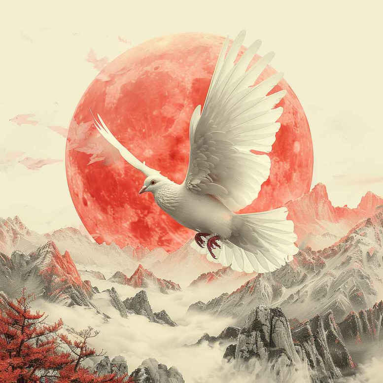 spiritual-strength – tattoo design ideas free ai generated – neotraditional-color-saturation – for-sternum – Gallery: holy-spirit-inkby-ai