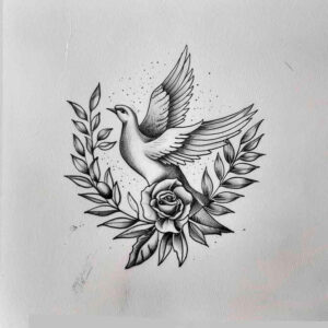 spiritual-strength – tattoo design ideas free ai generated – realism-real-shadows – for-outer-arm – Gallery: holy-spirit-inkby-ai