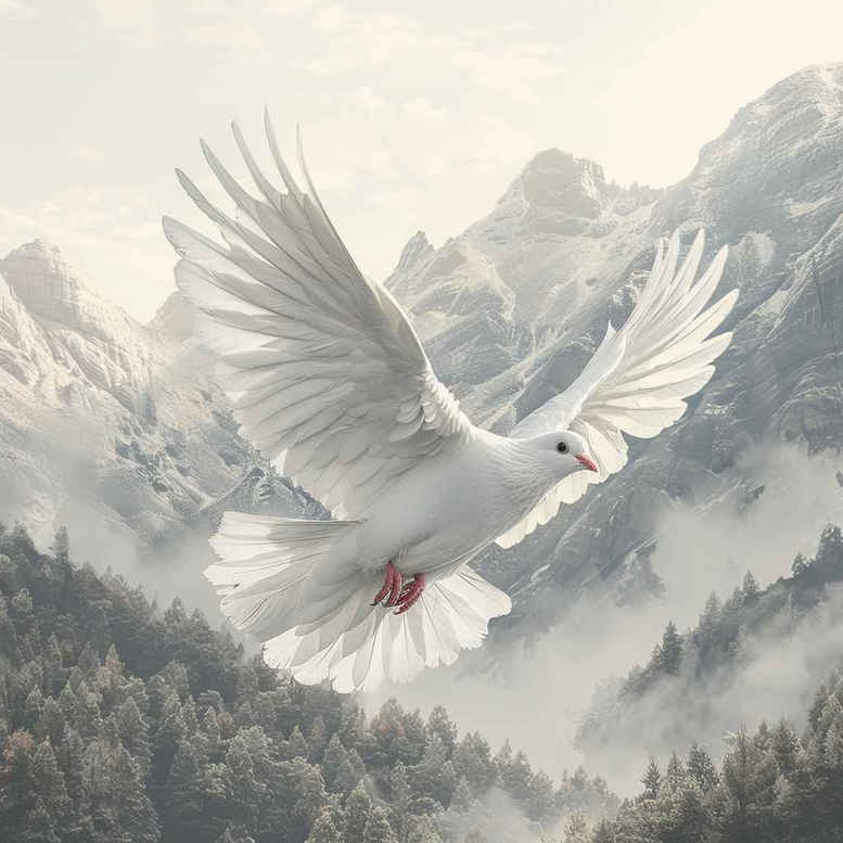 holy-spirit tattoo design ideas gradient fills flame symbol of perseverance