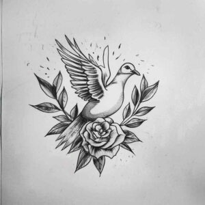 holy-spirit tattoo design ideas Surrealism unreal wings for scapula