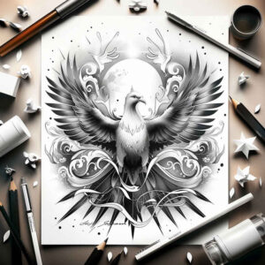 wind-spirit – tattoo design ideas free ai generated – realism-refined-highlights – for-forearm – Gallery: holy-spirit-inkby-ai