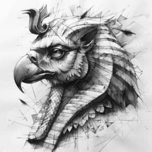 divine-eye-realism-smooth-gradients-for-sternum – tattoo design ideas free ai generated – Gallery: horus-inkby-ai