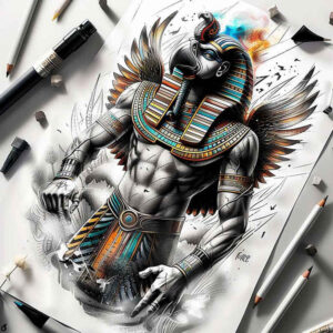 eye-of-power-neotraditional-clean-fill-for-inner-arm – tattoo design ideas free ai generated – Gallery: horus-inkby-ai