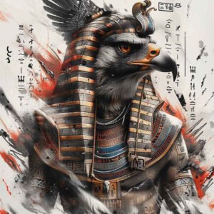 egyptian-god-neotraditional-bold-texture-for-upper-shoulder – tattoo design ideas free ai generated – Gallery: horus-inkby-ai