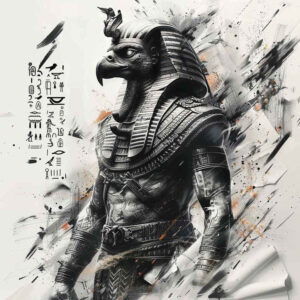 horus-mask-neotraditional-subtle-tone-for-upper-thigh – tattoo design ideas free ai generated – Gallery: horus-inkby-ai