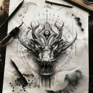 eye-of-power-neotraditional-dynamic-color-for-arm – tattoo design ideas free ai generated – Gallery: horus-inkby-ai