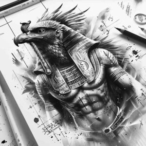 eye-as-shield-realism-illusion-of-depth-for-back-shoulder – tattoo design ideas free ai generated – Gallery: horus-inkby-ai