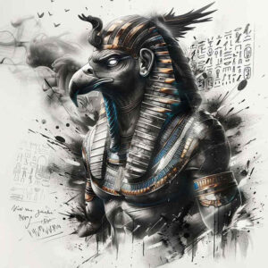 sky-god-realism-gentle-shadow-for-lower-chest – tattoo design ideas free ai generated – Gallery: horus-inkby-ai