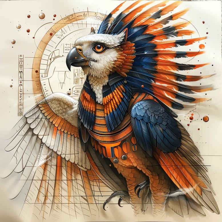 horus tattoo design ideas sharp-focus ancient Egypt for lower arm