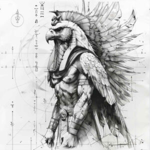 horus tattoo design ideas solid fill ancient for spine