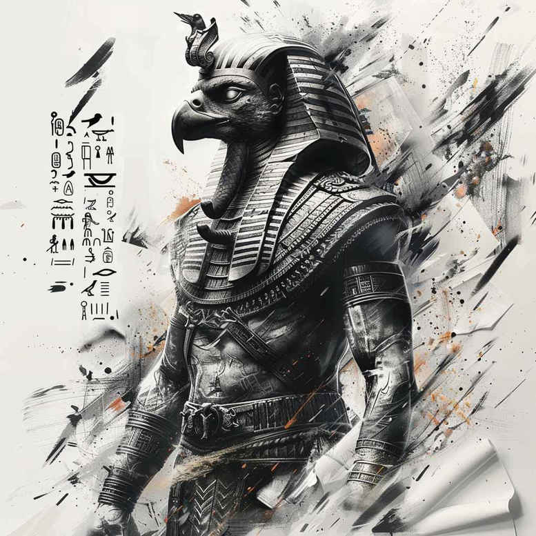 horus tattoo design ideas bokeh divine for ankle