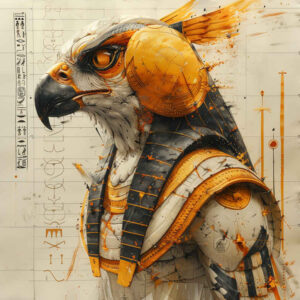 horus tattoo design ideas Realism optical depth divine power for shin