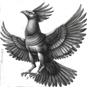 horus tattoo design ideas Neotraditional sharp edges falcon meaning determination