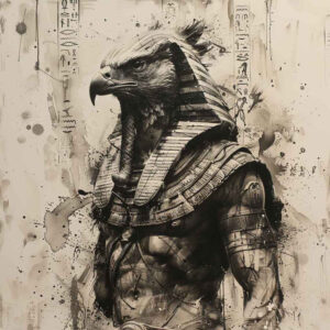 horus tattoo design ideas ornate sky for upper back