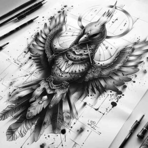 horus tattoo design ideas artistic shading watchful for palm