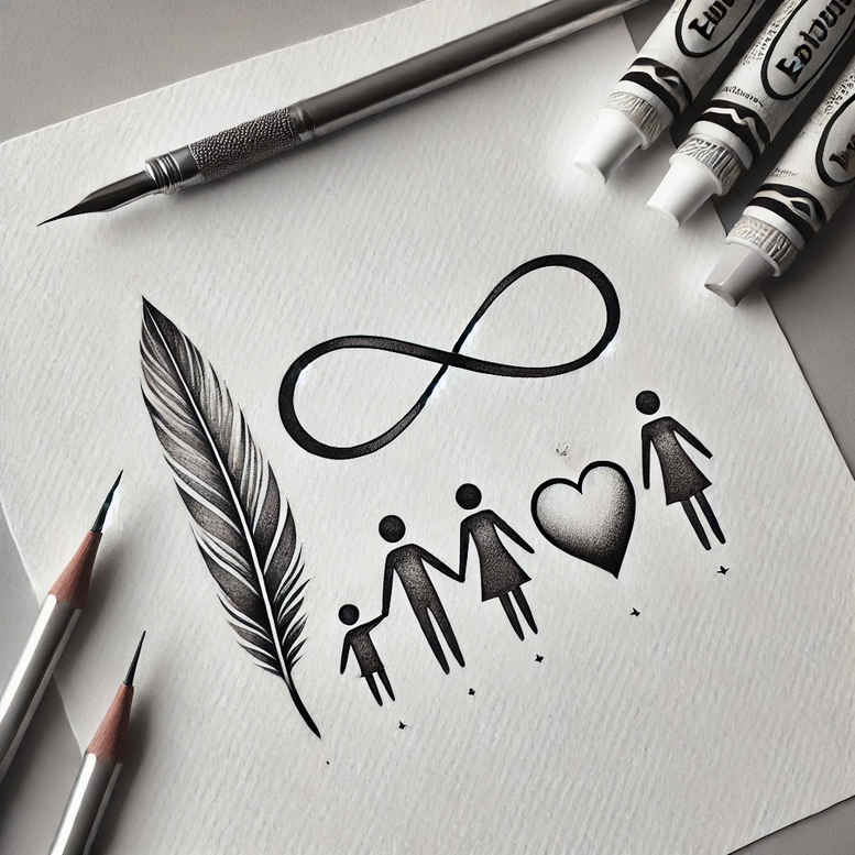 infinity-and-spirit-unembellished-for-upper-shoulder – tattoo design ideas free ai generated – Gallery: infinity-signs-inkby-ai